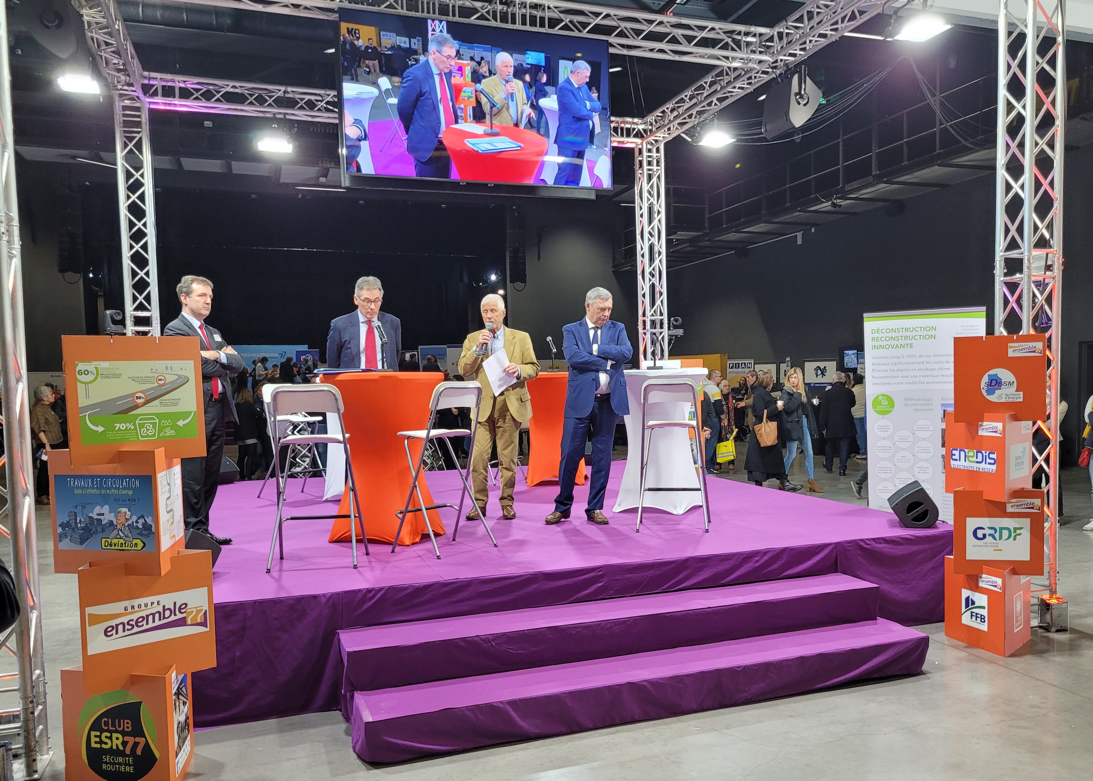 Intervention lors d'un événement professionnel à Seine-et-Marne