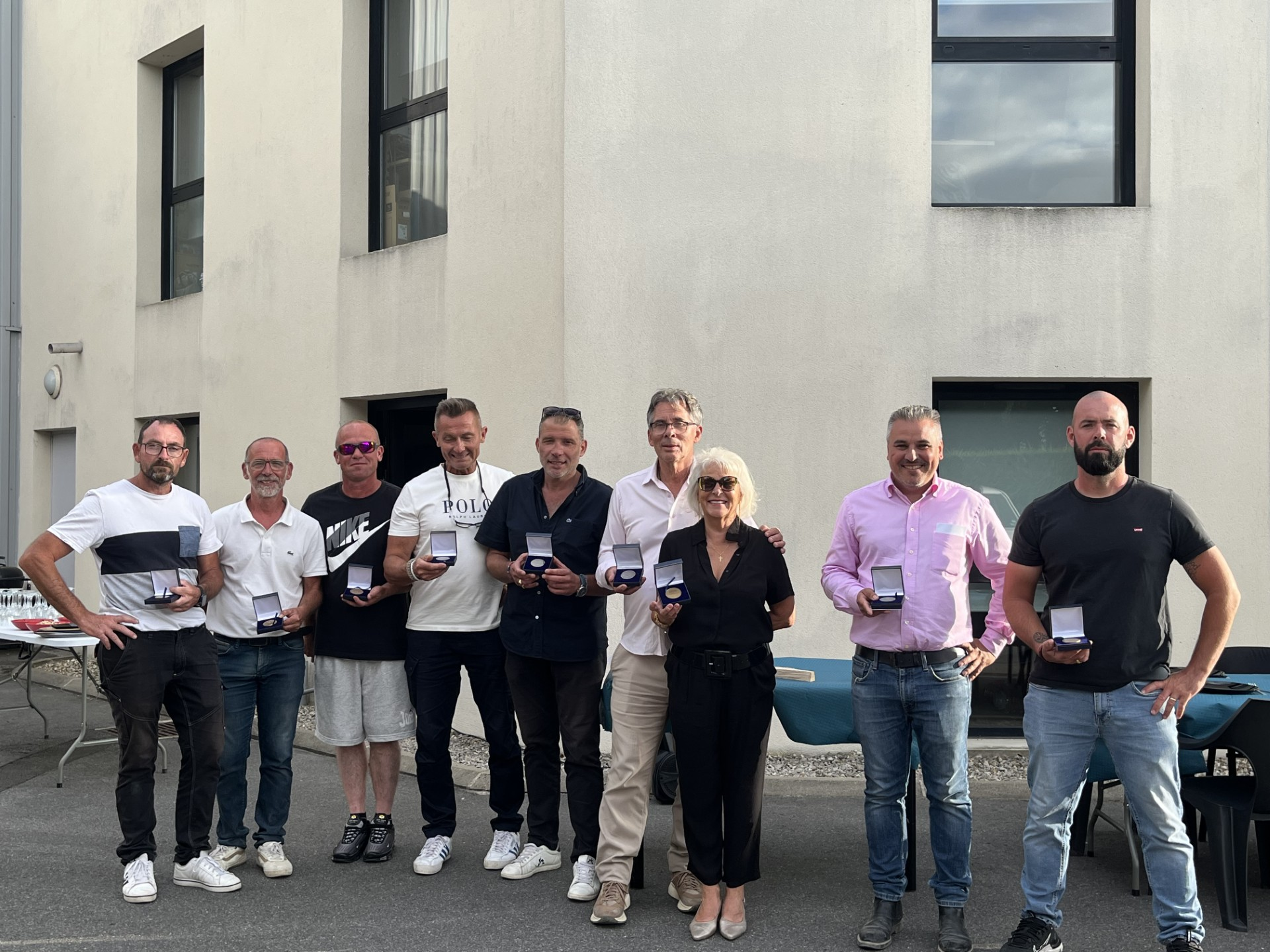 Remise des médailles aux salariés célébrant 15 et 20 ans d'ancienneté chez PIAN ENTREPRISE