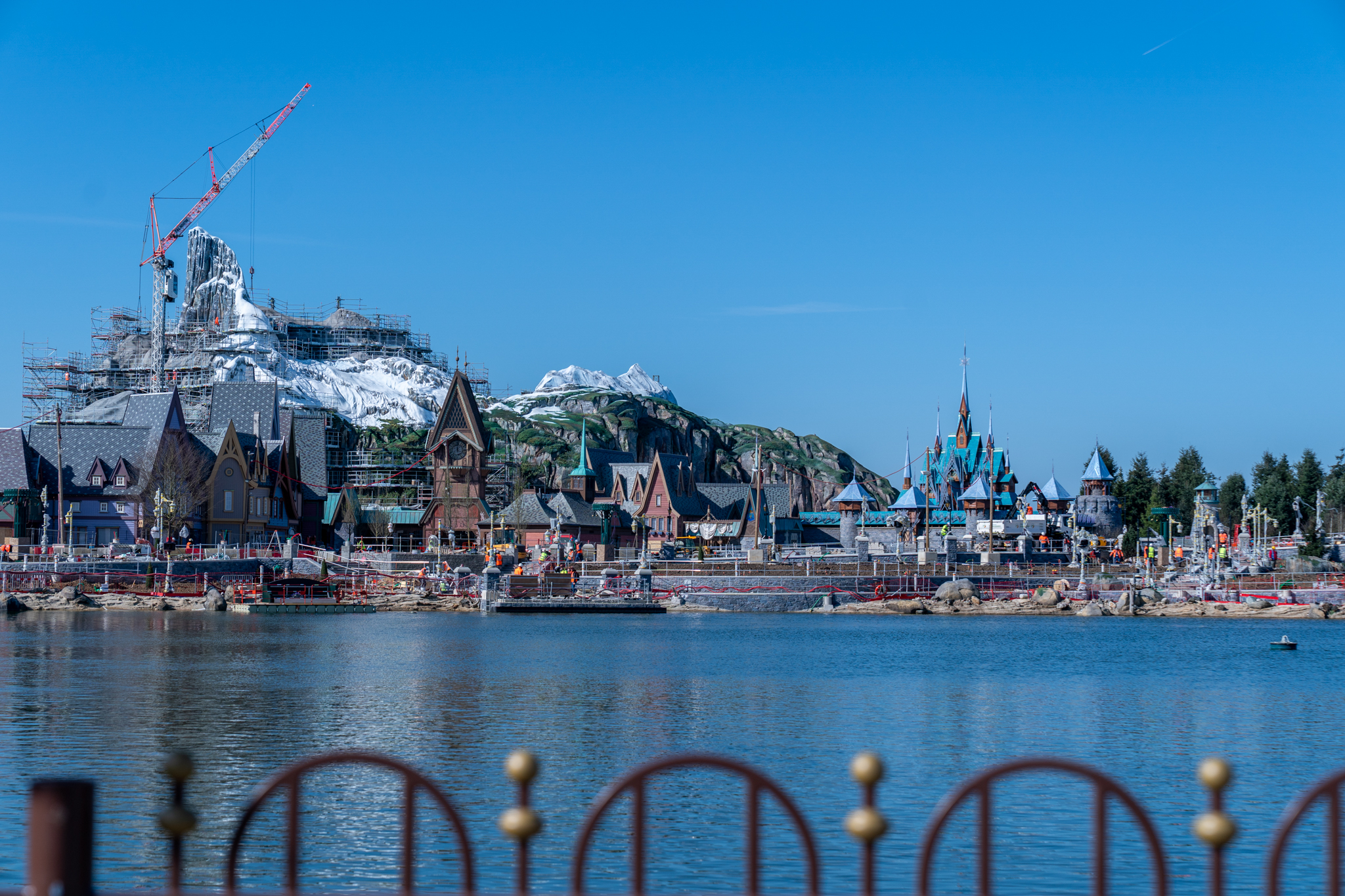 Chantier Disney Frozen a Marne-la-Vallee