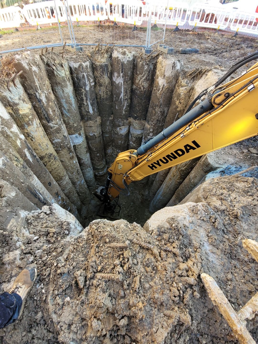 Travaux d'assainissement et pose de réseaux