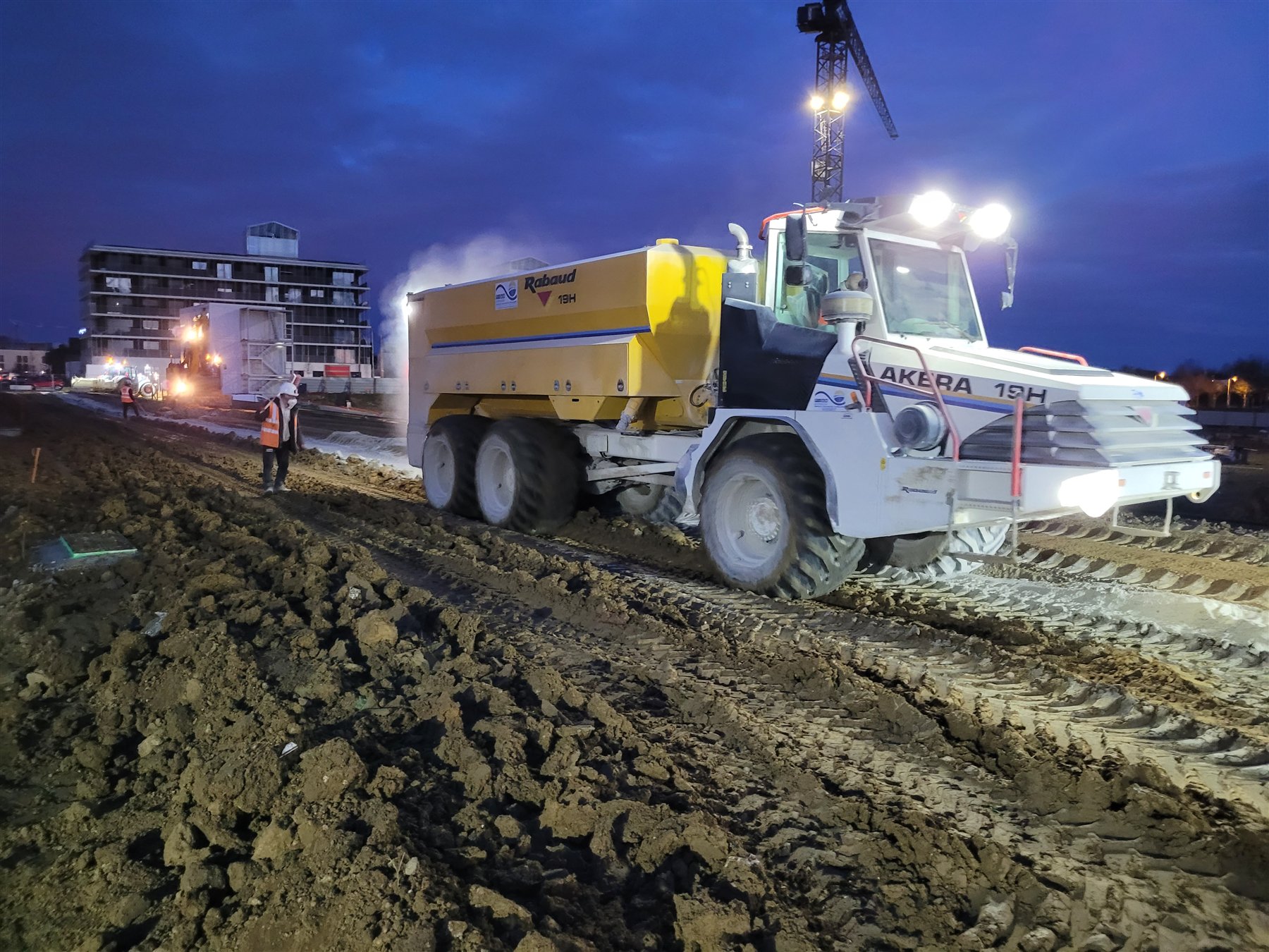 Travaux routiers sur la ZAC du Sycomore